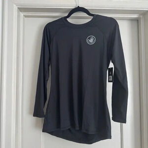 NWT Women’s Body Glove long sleeve black rash guard size XL